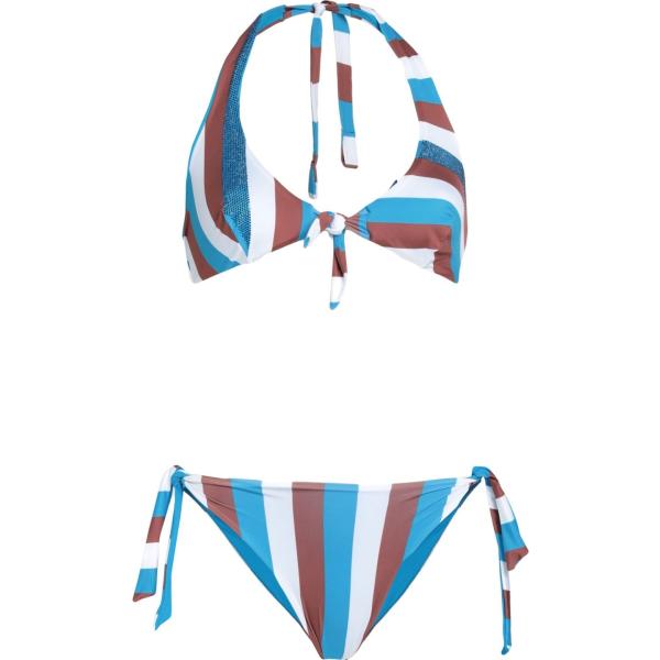 bikini Twinset multicolore a righe
