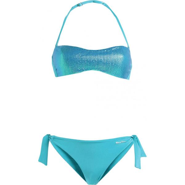 bikini Emporio Armani blu tinta unita