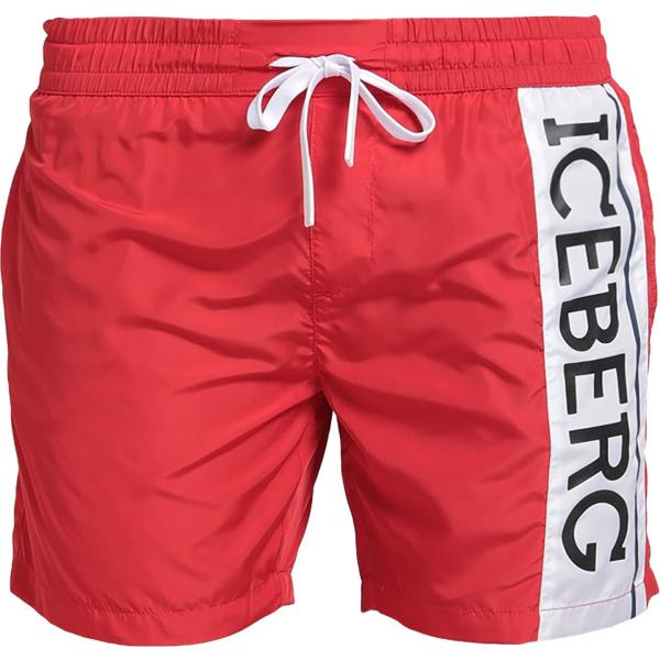 costumi Iceberg rosso tinta unita