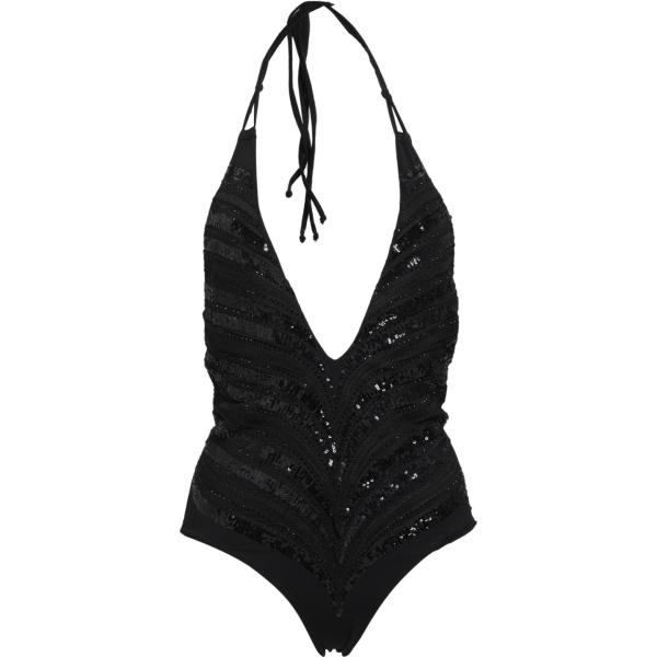 costumi interi Twinset nero tinta unita