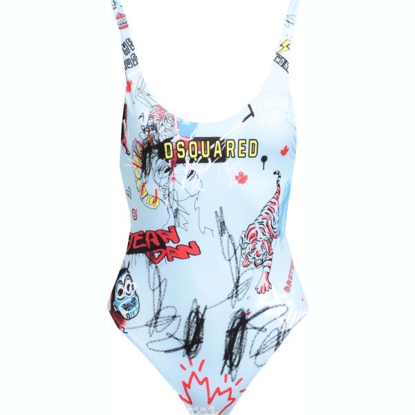 costumi interi Dsquared2 blu