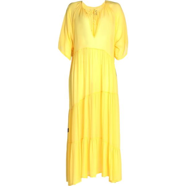 vestiti da spiaggia Fisico giallo tinta unita