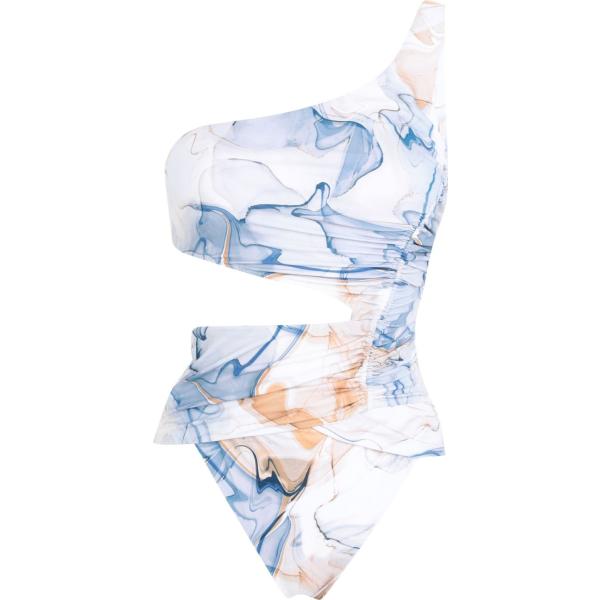 costumi interi Moeva bianco tinta unita