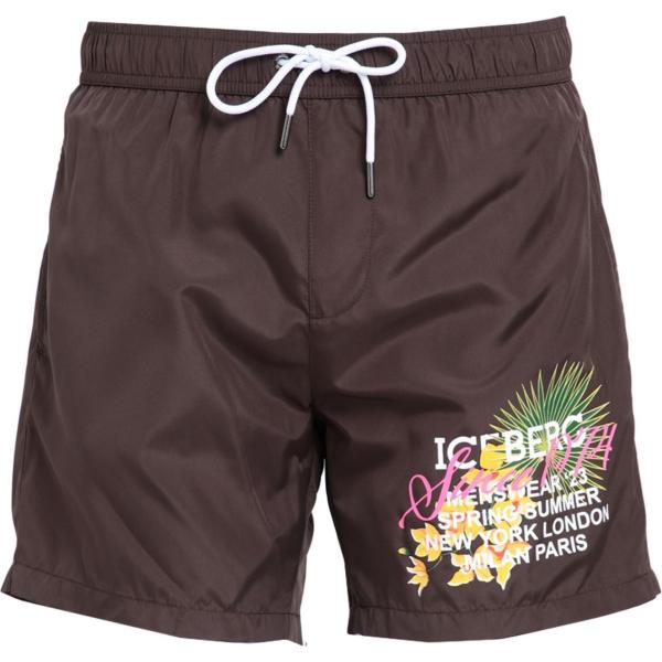 costumi Iceberg marrone con stampe
