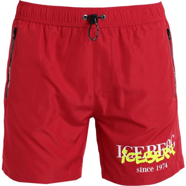 costumi Iceberg rosso con stampe