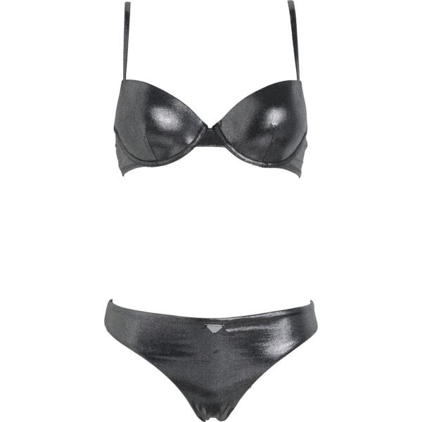 bikini Emporio Armani grigio tinta unita