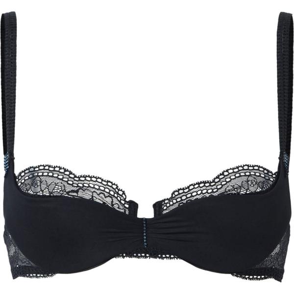 reggiseni a balconcino Maison Lejaby nero tinta unita