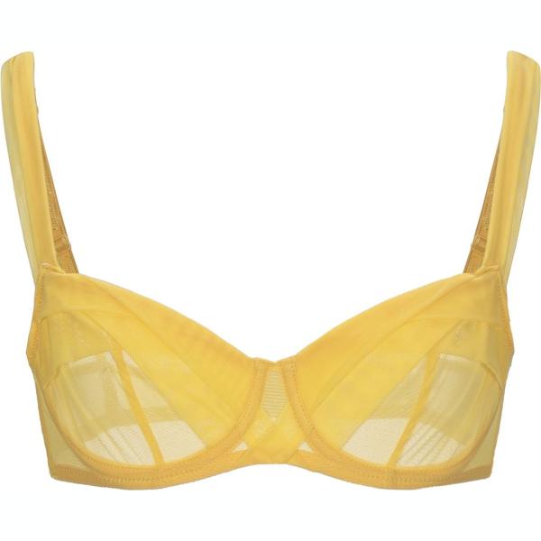 reggiseni Chantal Thomass giallo tinta unita
