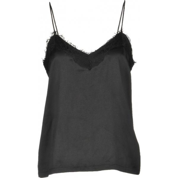 Maglia in raso Pieces tinta unita