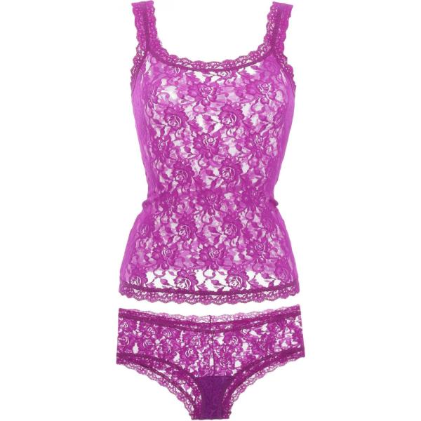 Intimo coordinato con pizzo tinta unita Hanky Panky tinta unita