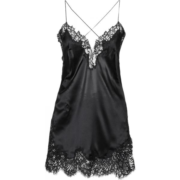 Sottoveste con pizzo scollatura profonda in raso tinta unita Ermanno Scervino Lingerie tinta unita