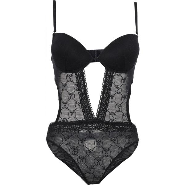 Body con pizzo tinta unita Moschino tinta unita