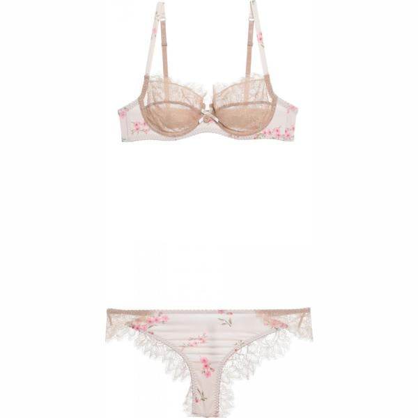 Intimo coordinato con pizzo tinta unita Twinset tinta unita