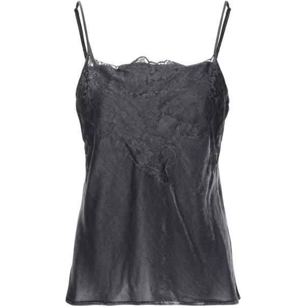 Canotta intima con pizzo scollatura profonda in velluto tinta unita Vivis tinta unita