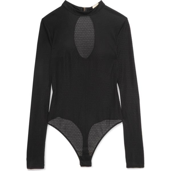 body Myla nero tinta unita