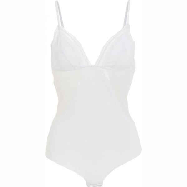 body Maison Lejaby bianco tinta unita
