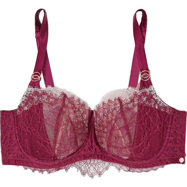 reggiseni Katherine Hamilton rosso tinta unita