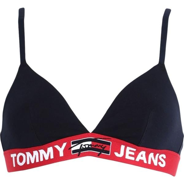 reggiseni Tommy Jeans blu tinta unita