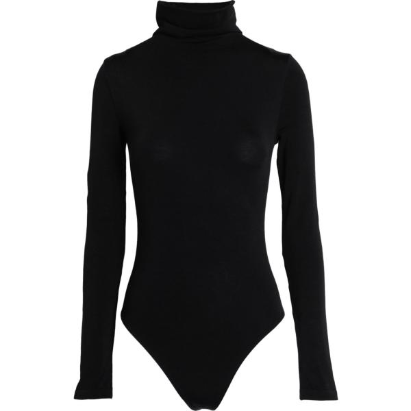 body Wolford nero tinta unita