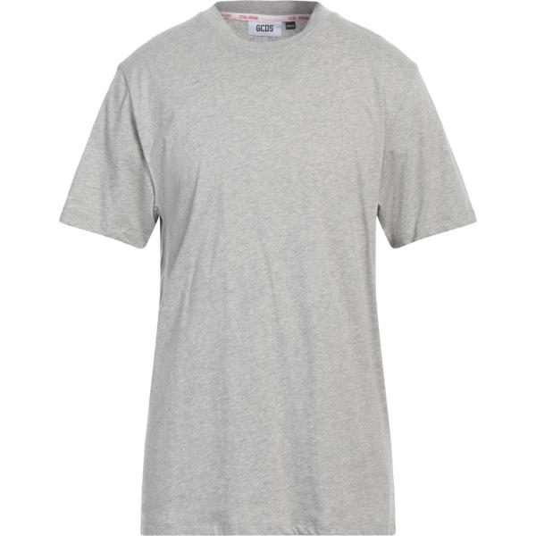 t-shirt Gcds grigio tinta unita