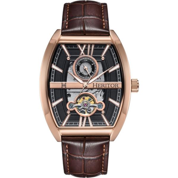 orologi Heritor Automatic Watches marrone con stampe