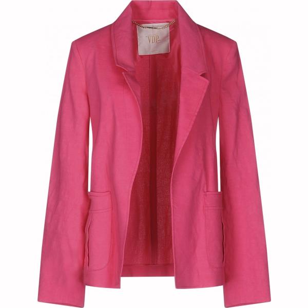 blazer Vdp Collection viola tinta unita
