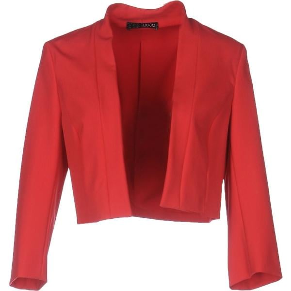 Giacca senza tasche scollatura profonda interno foderato jersey Liu •Jo tinta unita