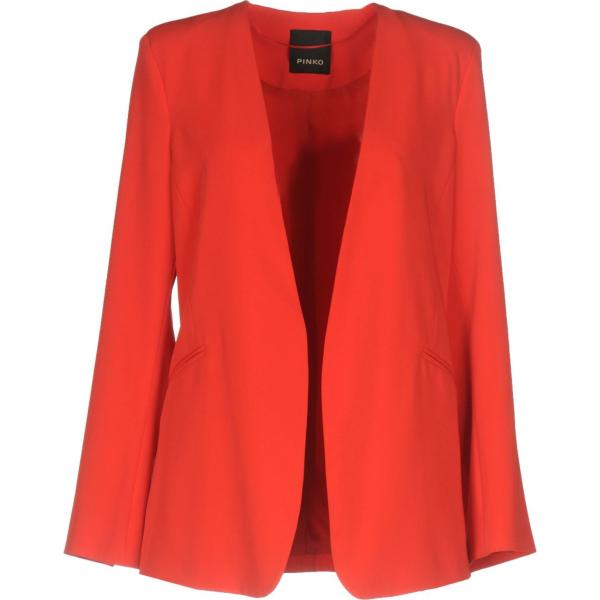 blazer Pinko rosso tinta unita