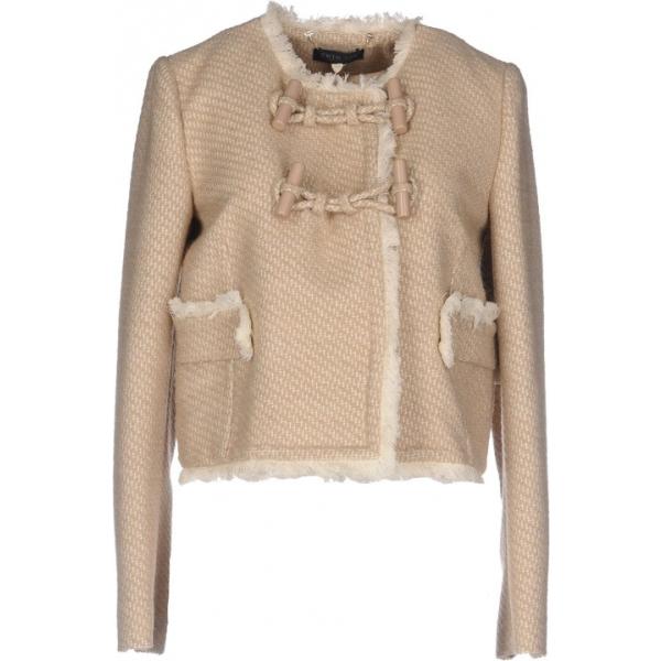 blazer Twinset marrone tinta unita