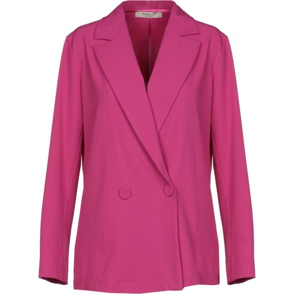 Giacca con fiocco a maniche lunghe interno sfoderato crêpe Michela Mii tinta unita