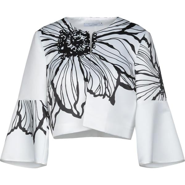 blazer Lanacaprina bianco a fiori
