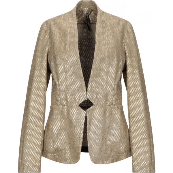 blazer Manila Grace marrone tinta unita