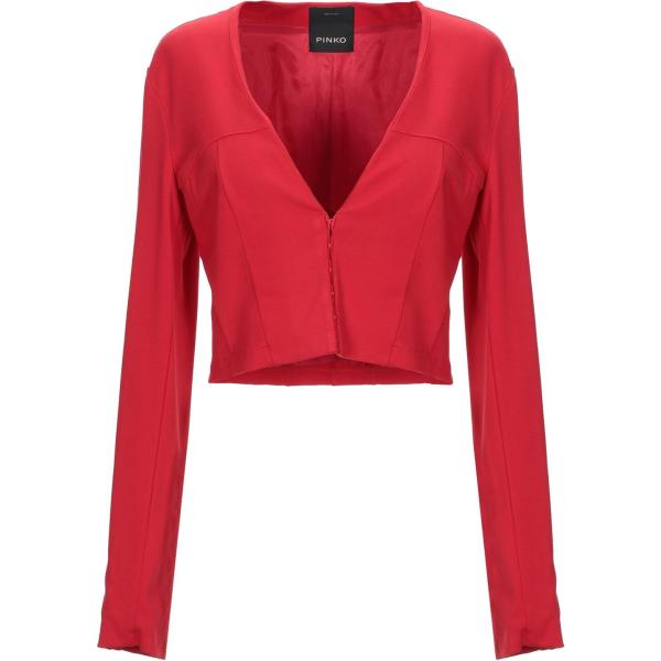 blazer Pinko rosso tinta unita