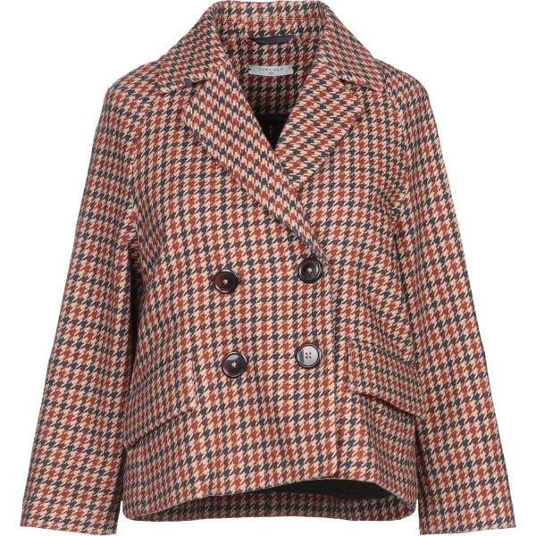 blazer Circolo 1901 marrone pied de poule