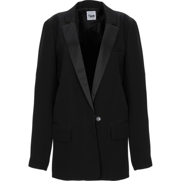 blazer My Twin Twinset nero tinta unita
