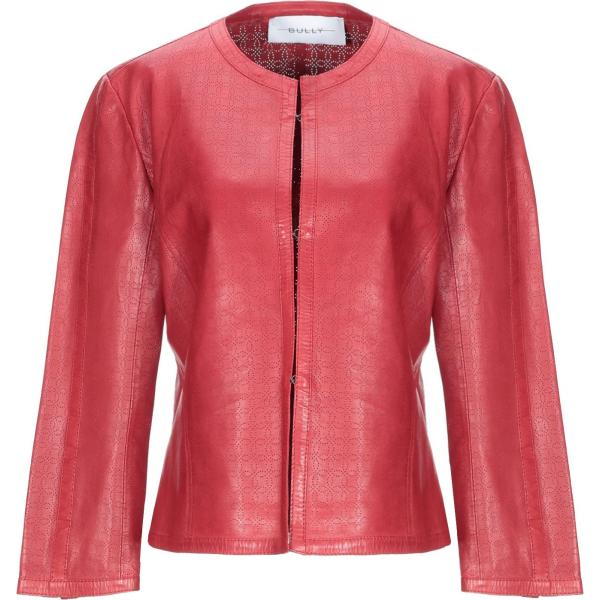 blazer Bully rosso tinta unita