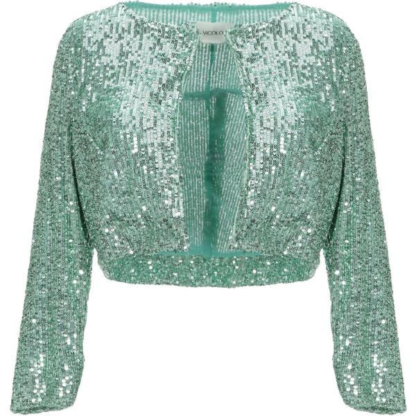 blazer Vicolo verde tinta unita