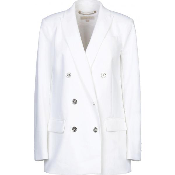 blazer Michael Michael Kors bianco tinta unita