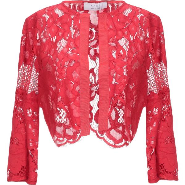 blazer Kaos rosso tinta unita