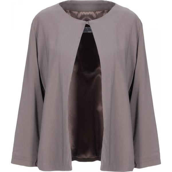 blazer European Culture grigio tinta unita