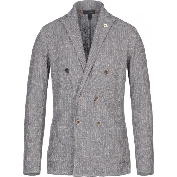 giacca Lardini marrone a righe