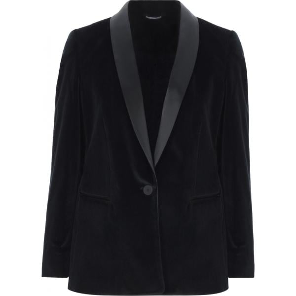 blazer Brian Dales nero tinta unita