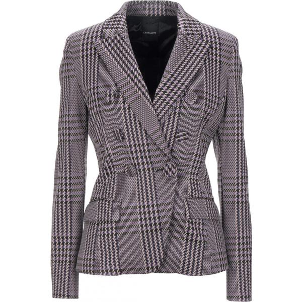 blazer Cristinaeffe grigio scozzese