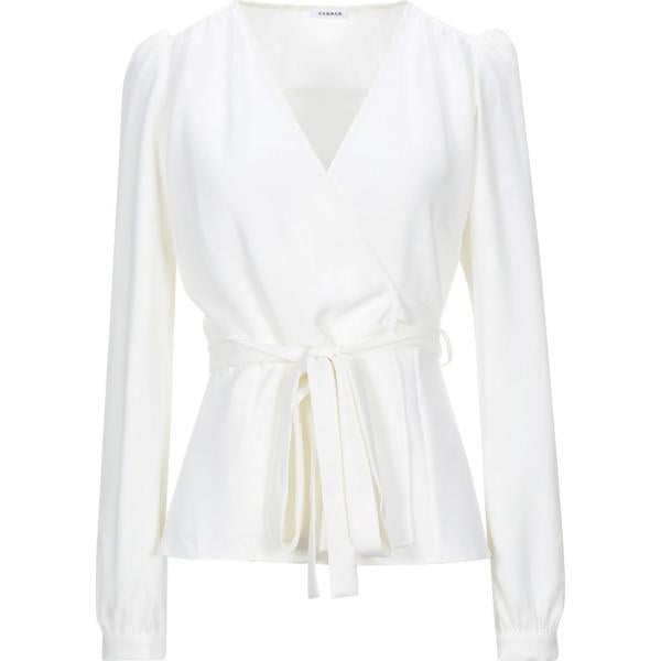 blazer P.a.r.o.s.h. bianco tinta unita