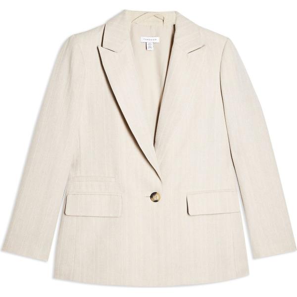 blazer Topshop rosa tinta unita