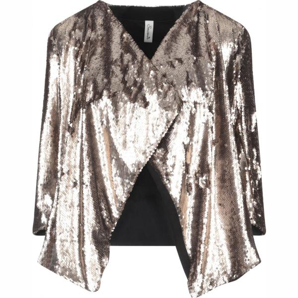 blazer Souvenir marrone tinta unita