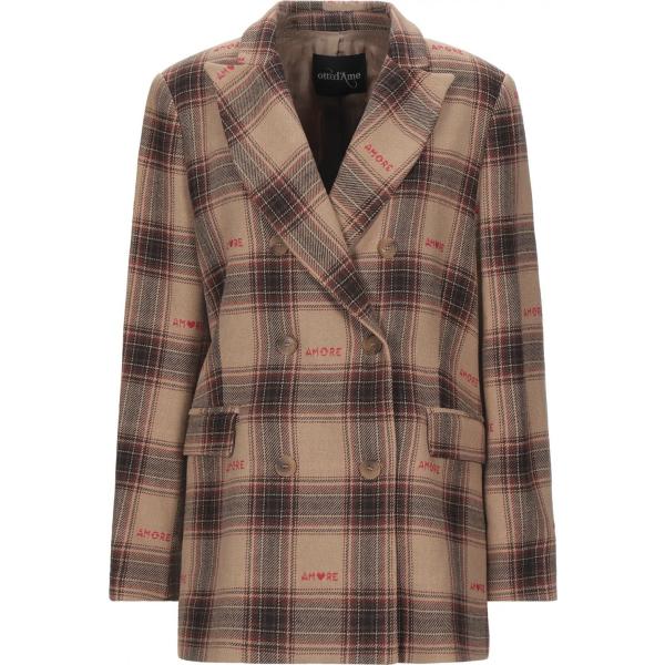 blazer Ottodame marrone scozzese