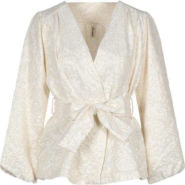 blazer Souvenir bianco paisley