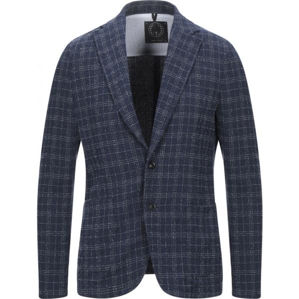 giacche T-JACKET by TONELLO blu a quadri