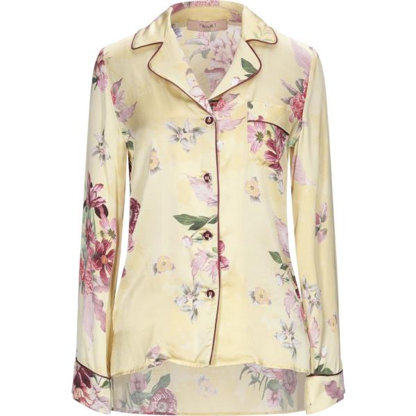 blazer Twinset giallo a fiori